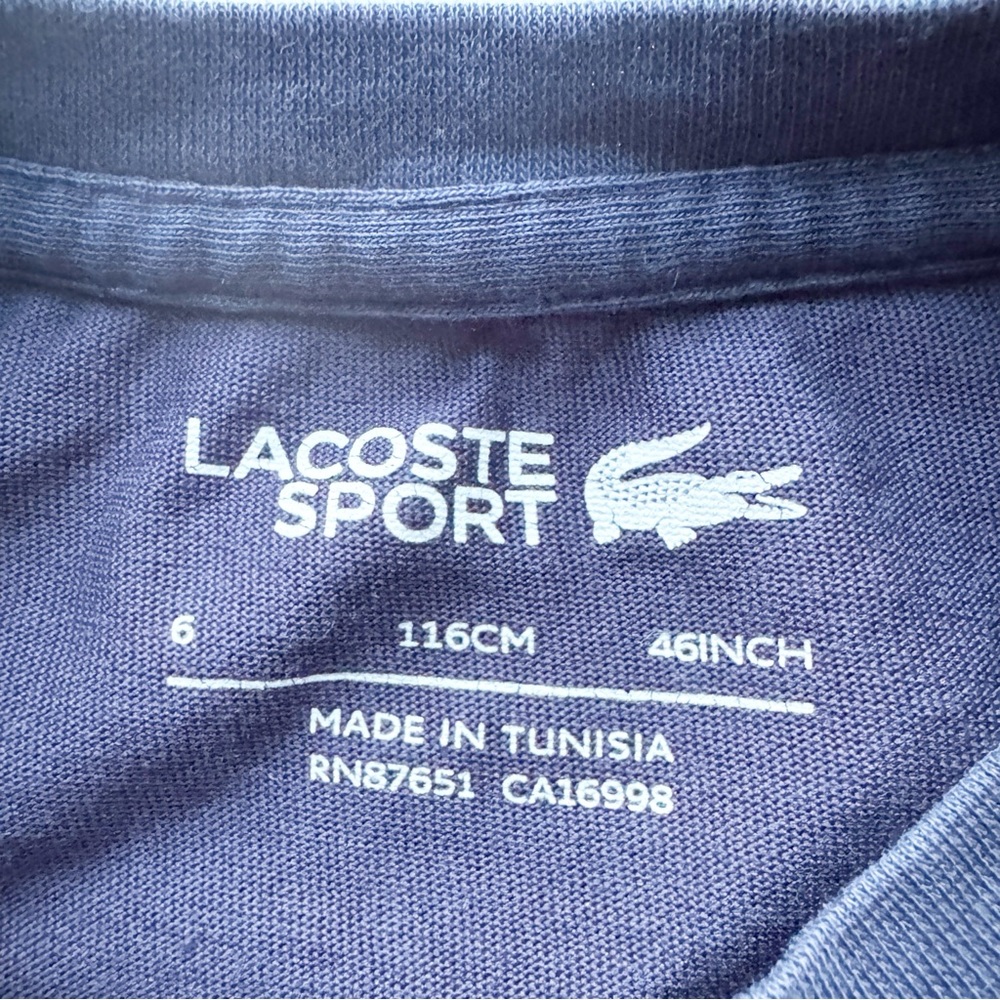 Lacoste Boy’s Ultra Dry Sports T-shirt and
Tommy Hilfiger T-Shirt in Grey - Picture 12 of 16